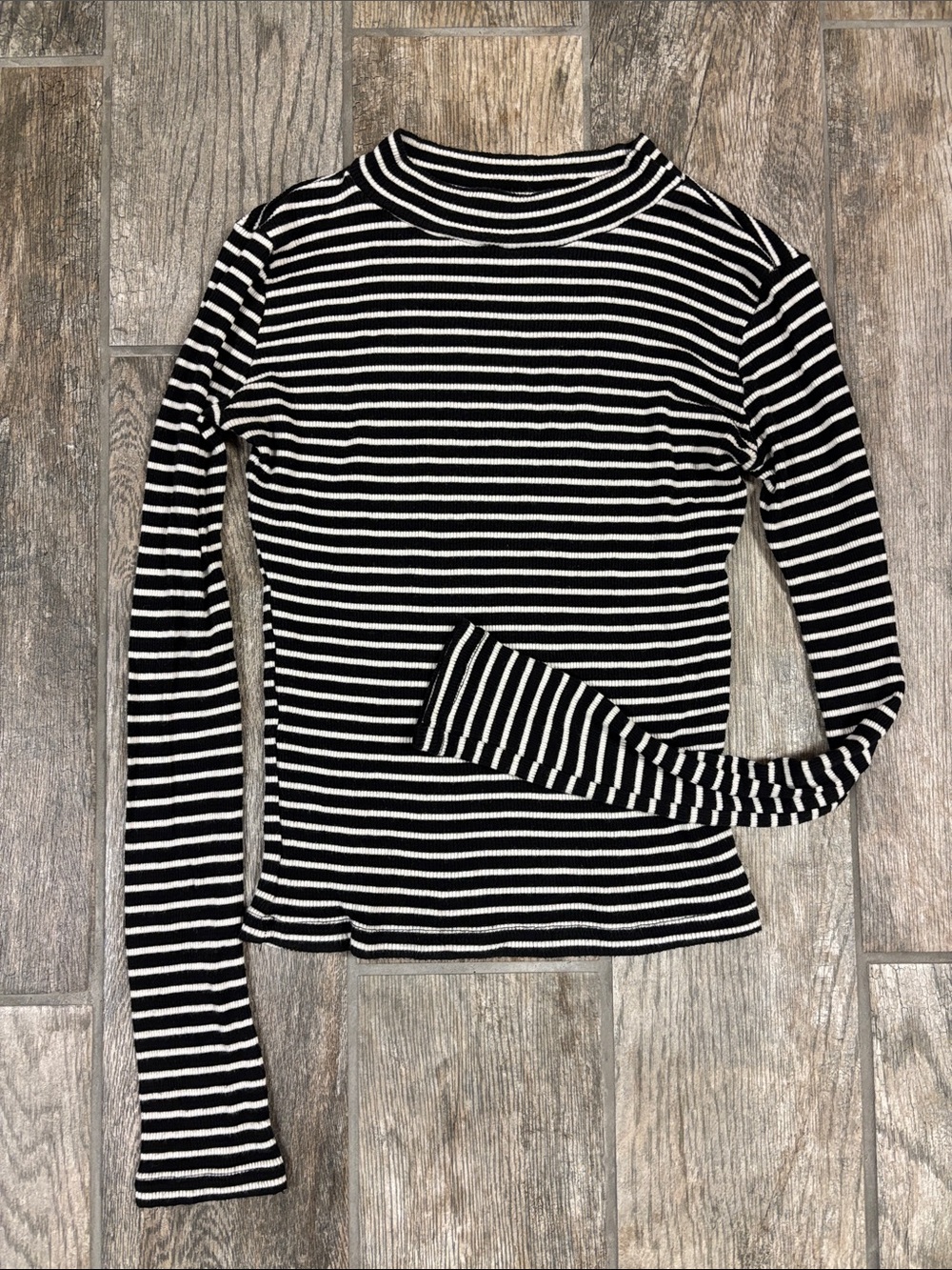 Brandy Melville Striped Turtleneck